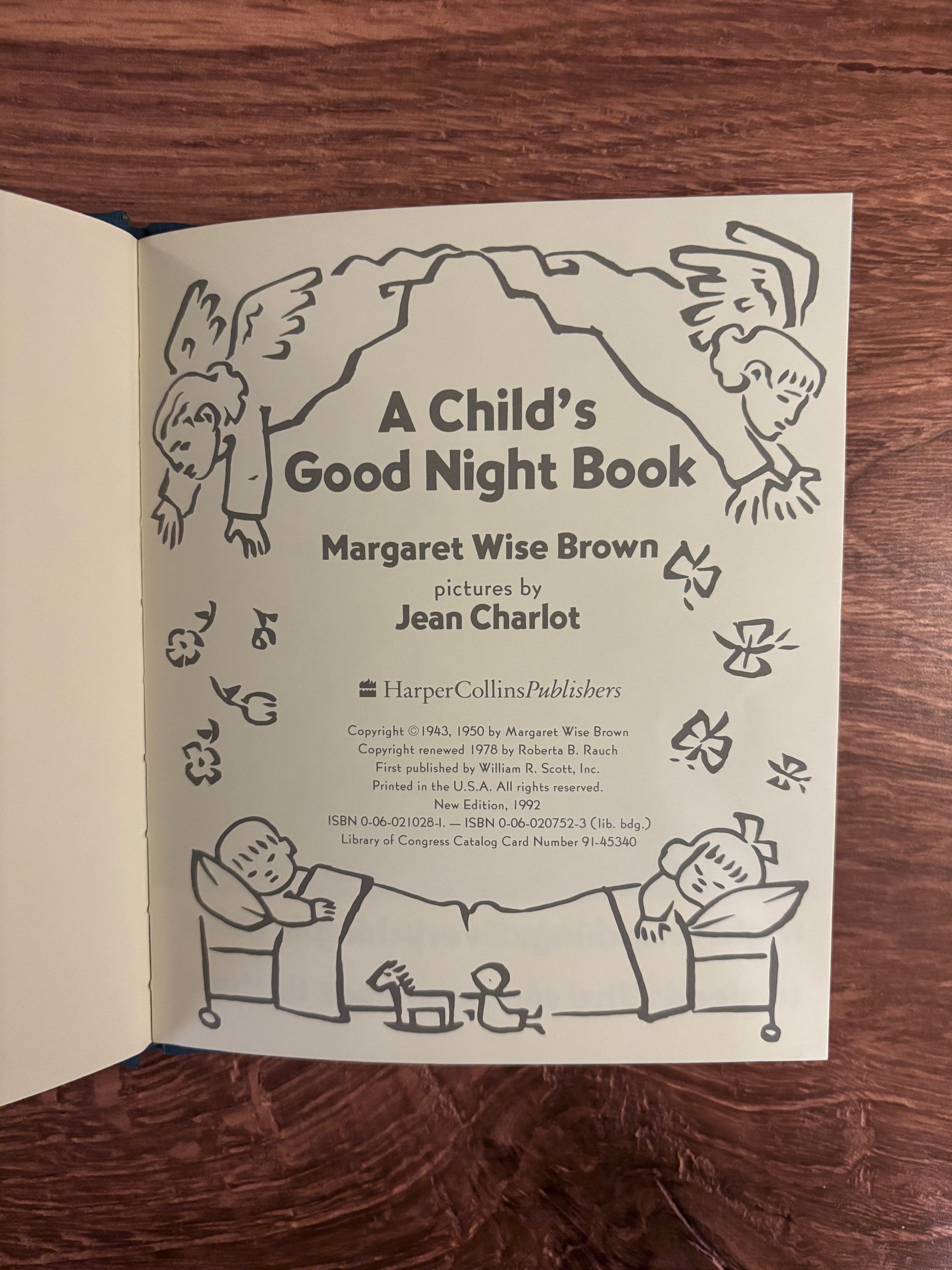 "A Child's Good Night Book" by Margaret Wise Brown (Preowned Hardcover)