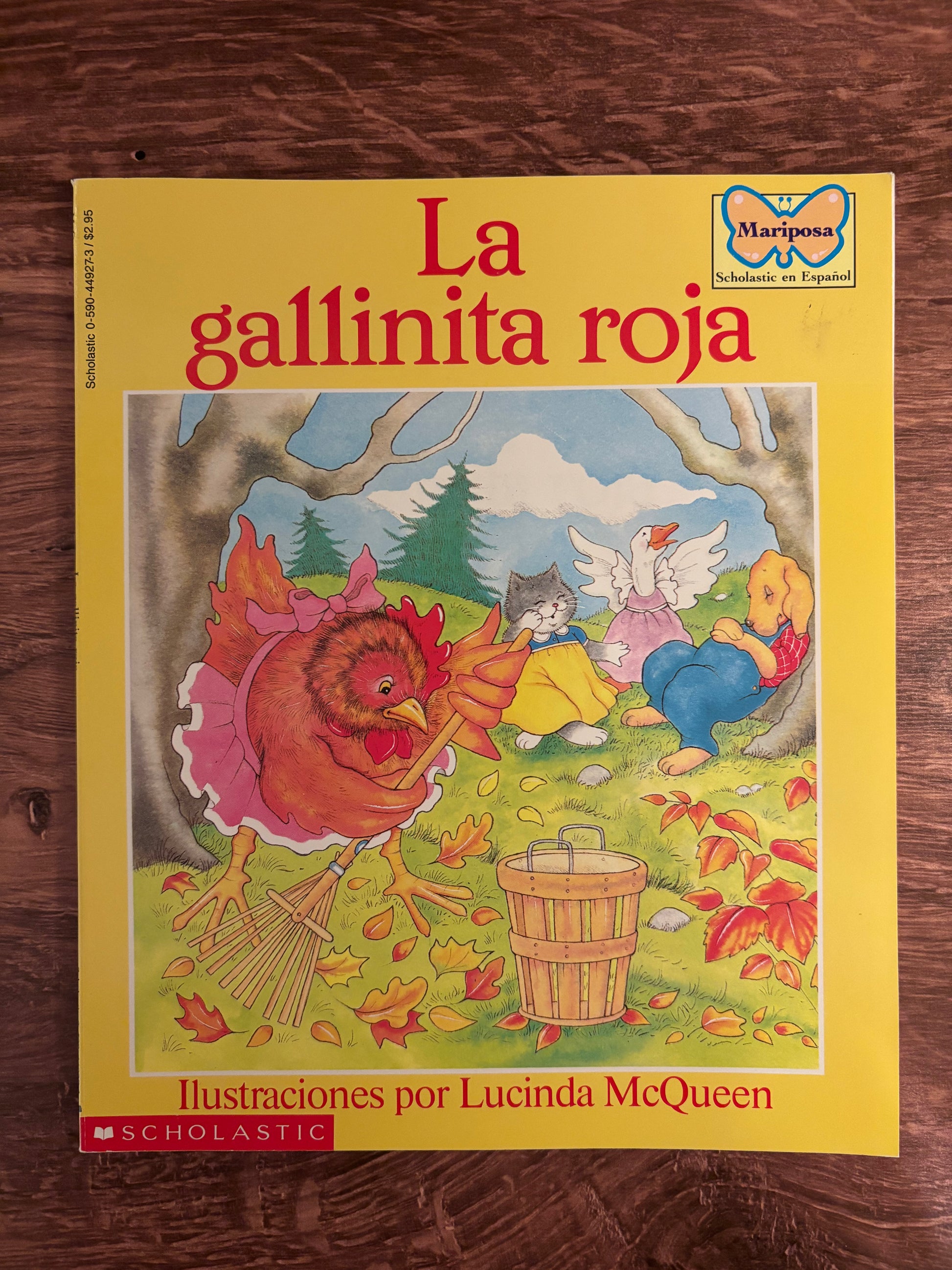 "La Gallinita Roja" by Lucinda McQueen (Preowned Picture book)