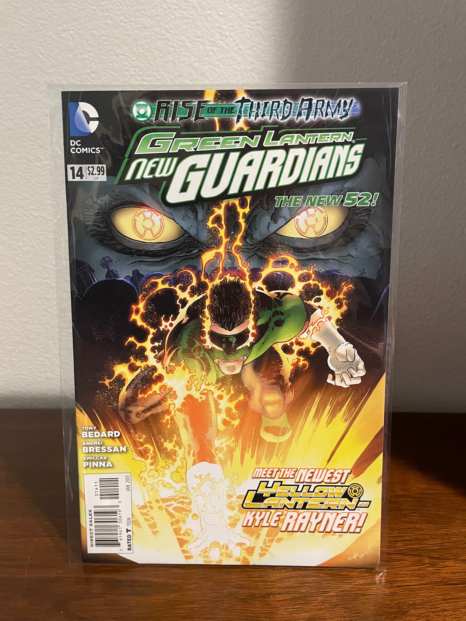 Green Lantern: New Guardians #14 (The New 52) by Tony Bedard, Andrei Bressan & Amilcar Pinna (Preowned)