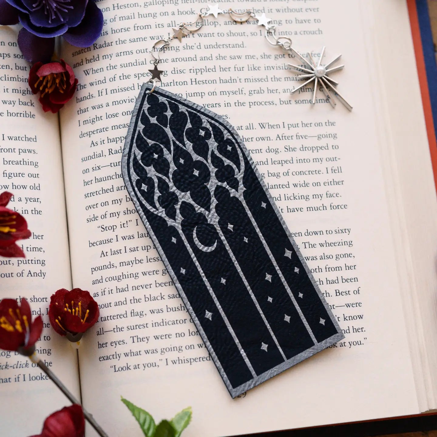 Stargazer Window Faux Leather Bookmark | The Bookish Atelier