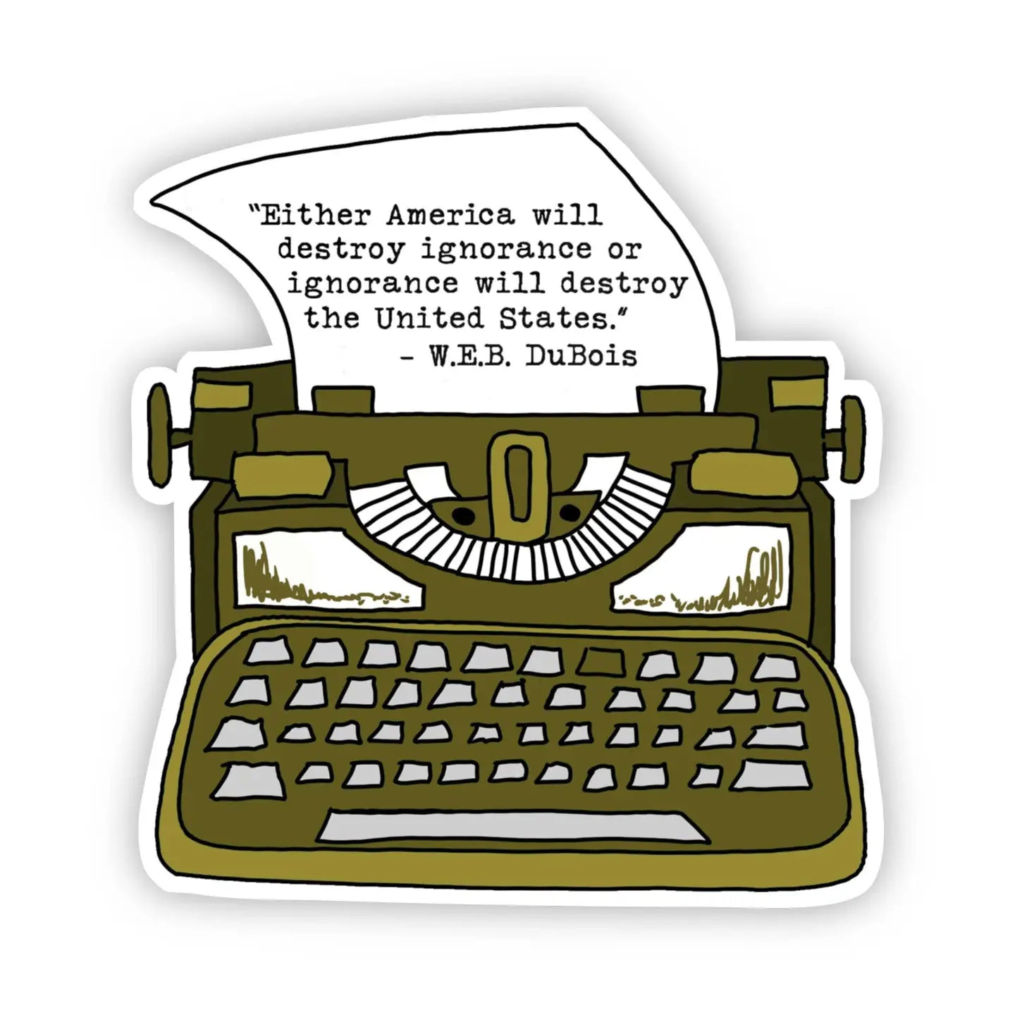 W.E.B. Dubois Sitcker | Big Moods