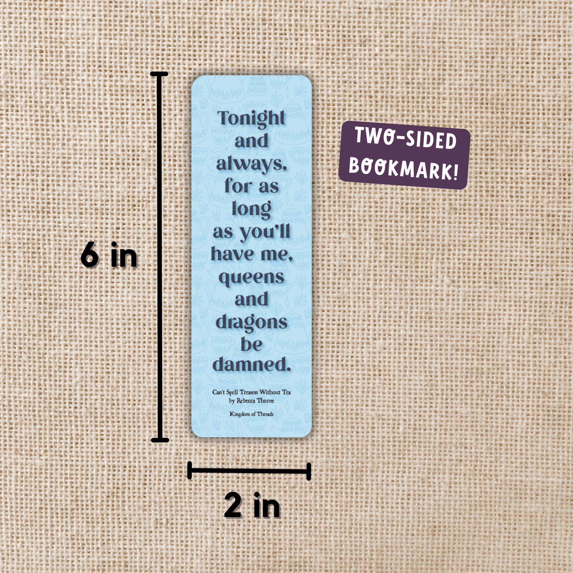 Kianthe & Reyna Bookmark | Tomes & Tea