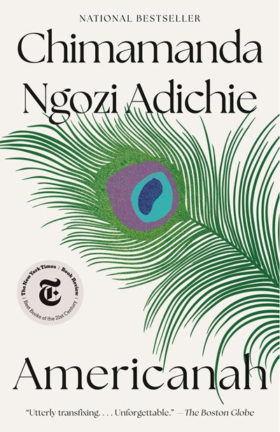 "Americanah" by Chimamanda Ngozi Adichie (Paperback)