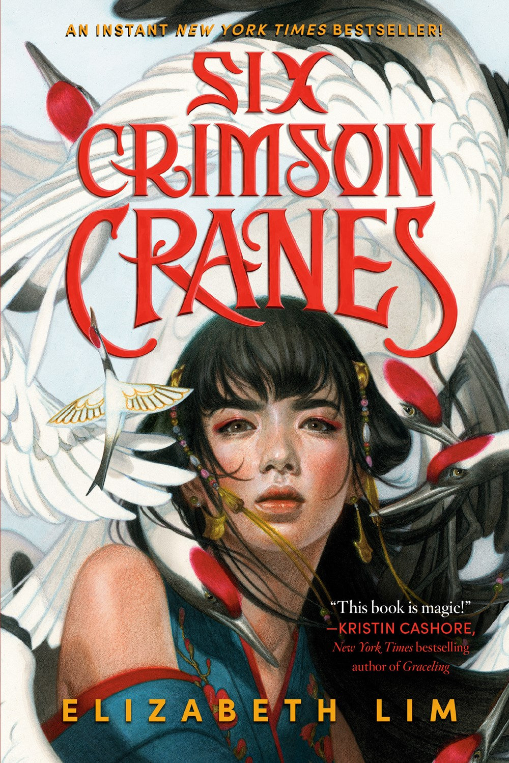 "Six Crimson Cranes" by Elizabeth Lim (New Paperback)