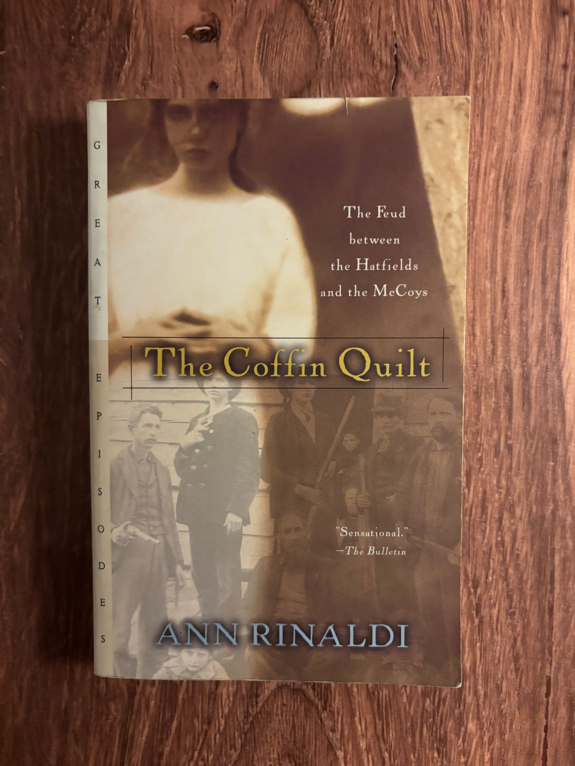 "The Coffin Quilt" by Ann Rinaldi (Preowned Paperback)