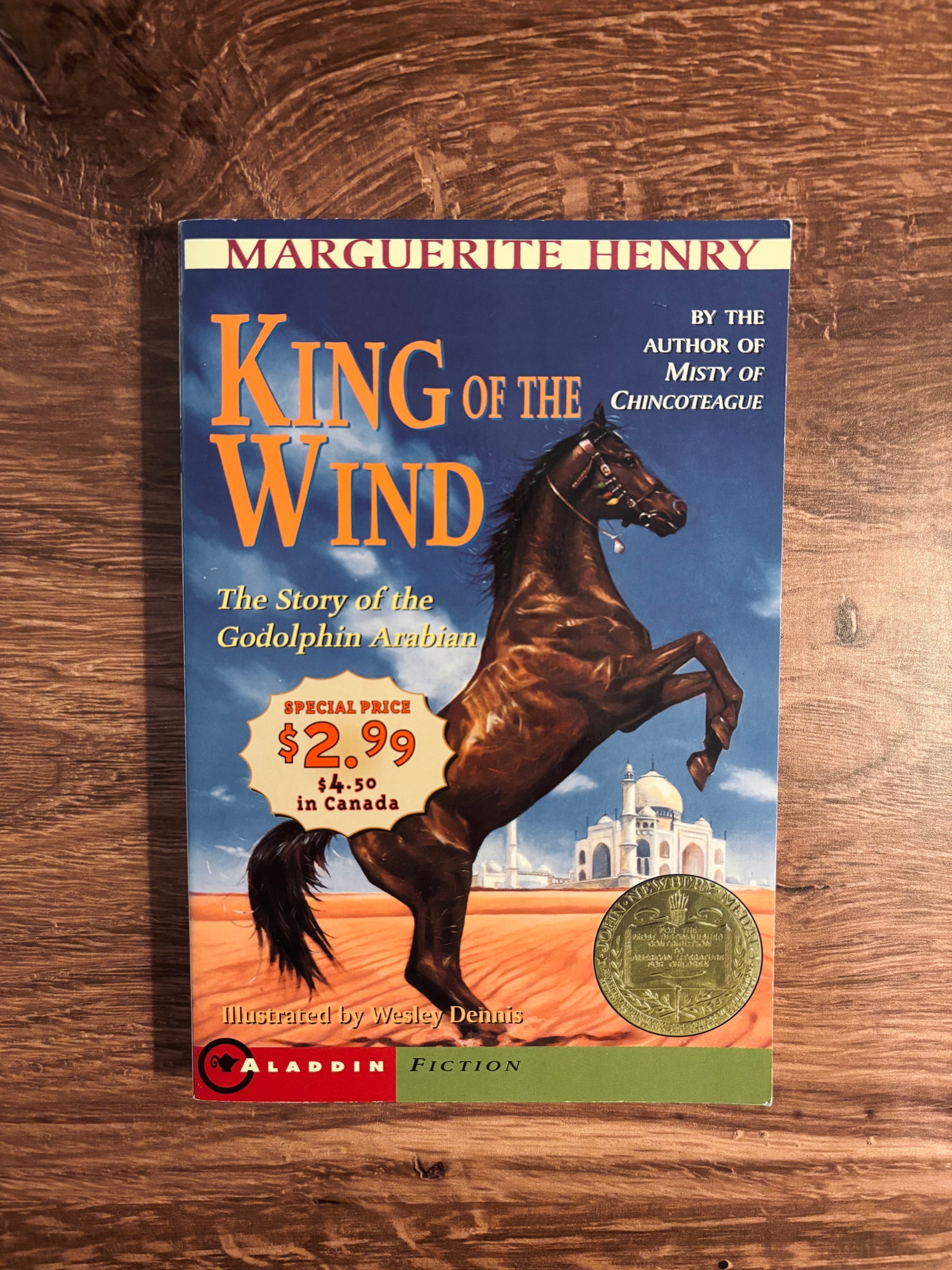 "King Of The Wind" by Marguerite Henry (Preowned Paperback)