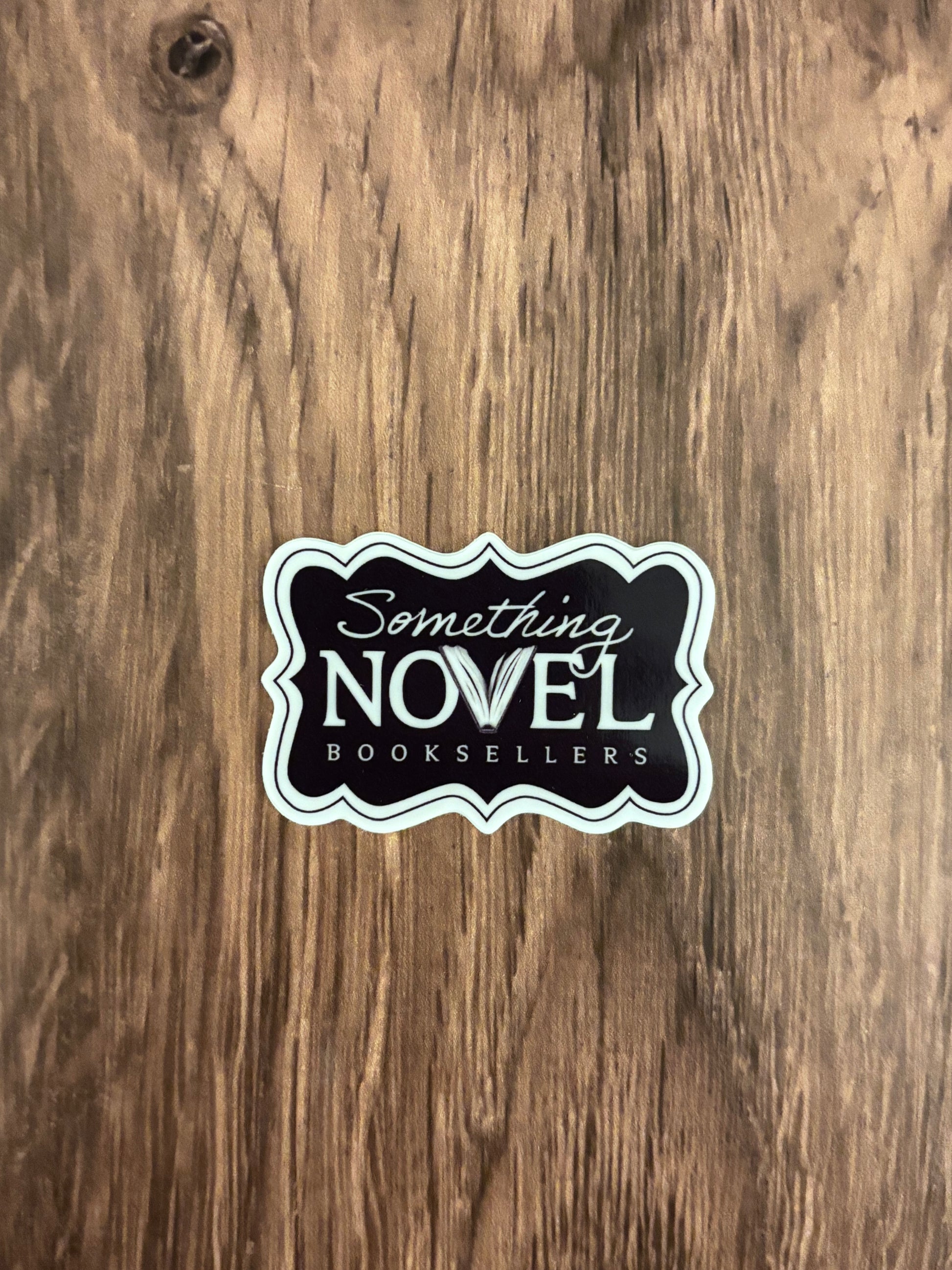 "Something Novel" Sticker