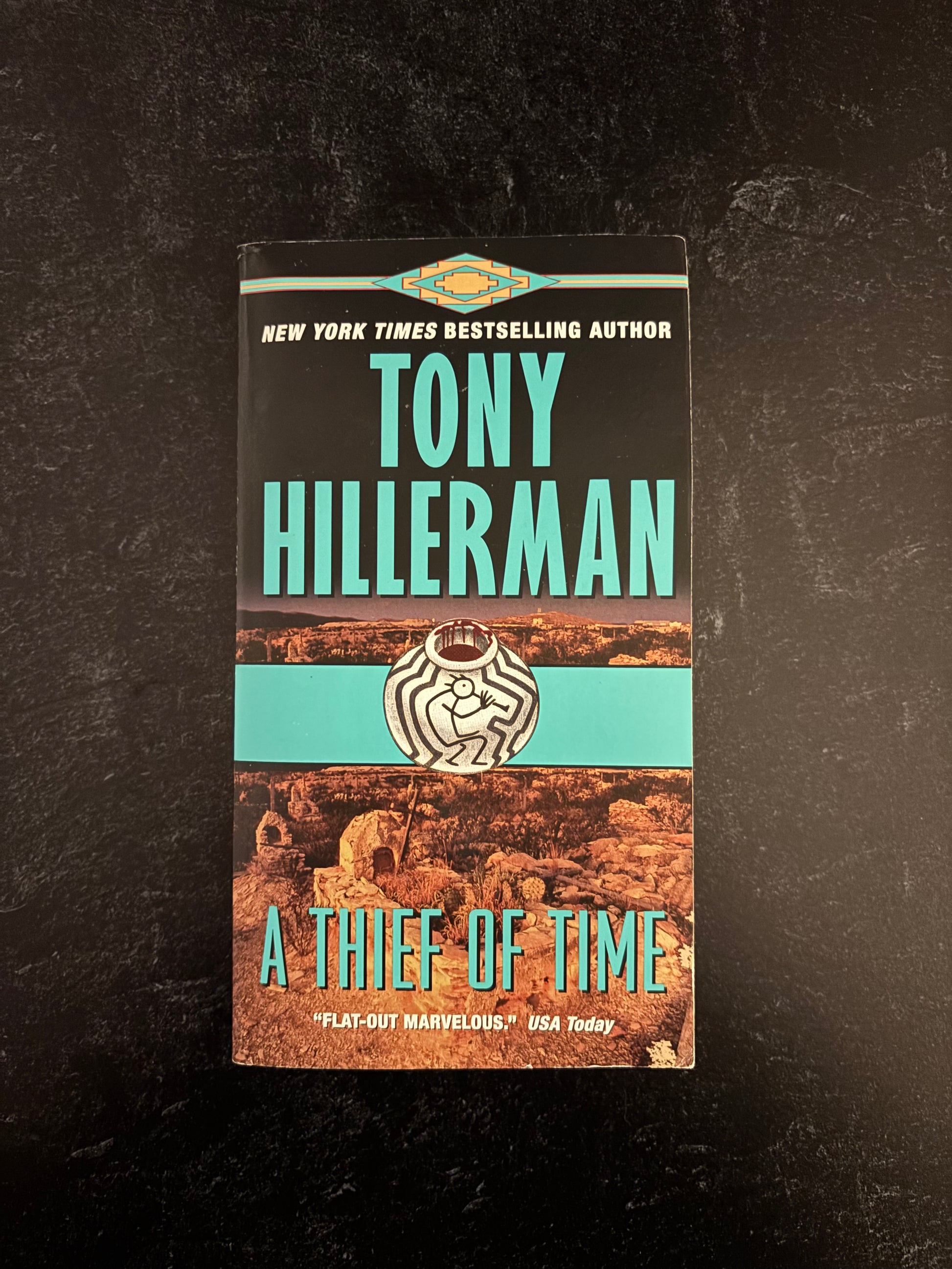 "A Thief of Time" by Tony Hillerman (Preowned Paperback)