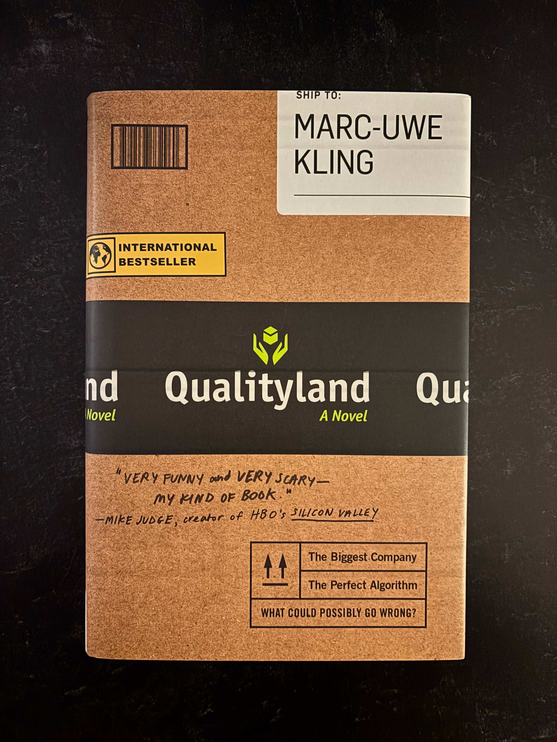"Qualityland" by Marc-Uwe Kling (Preowned Hardcover)