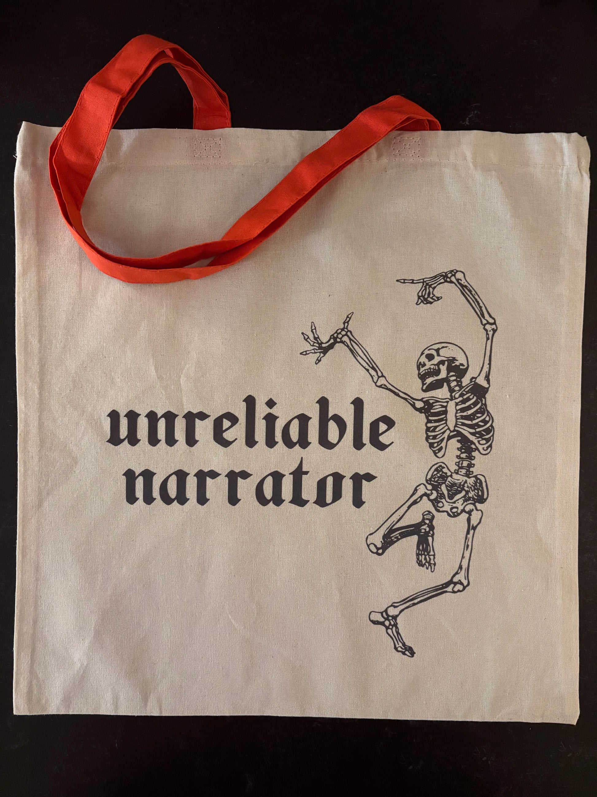 Unreliable Narrator Tote Bag