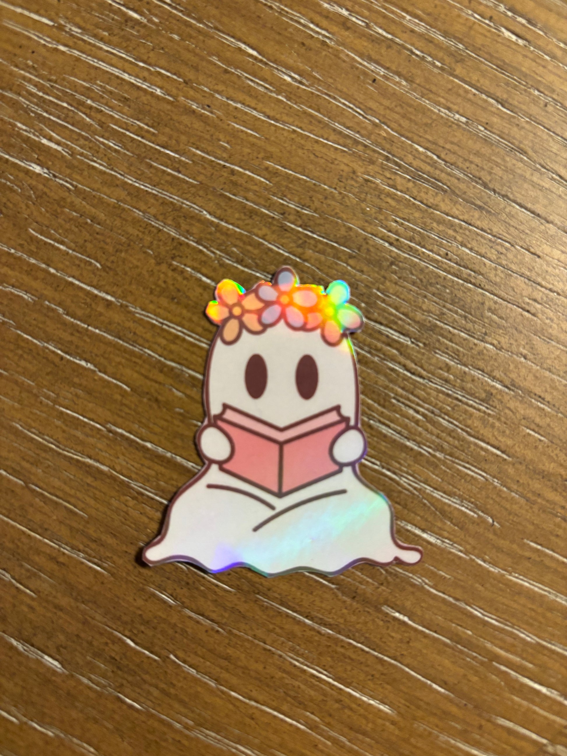 Namaste in and read sticker