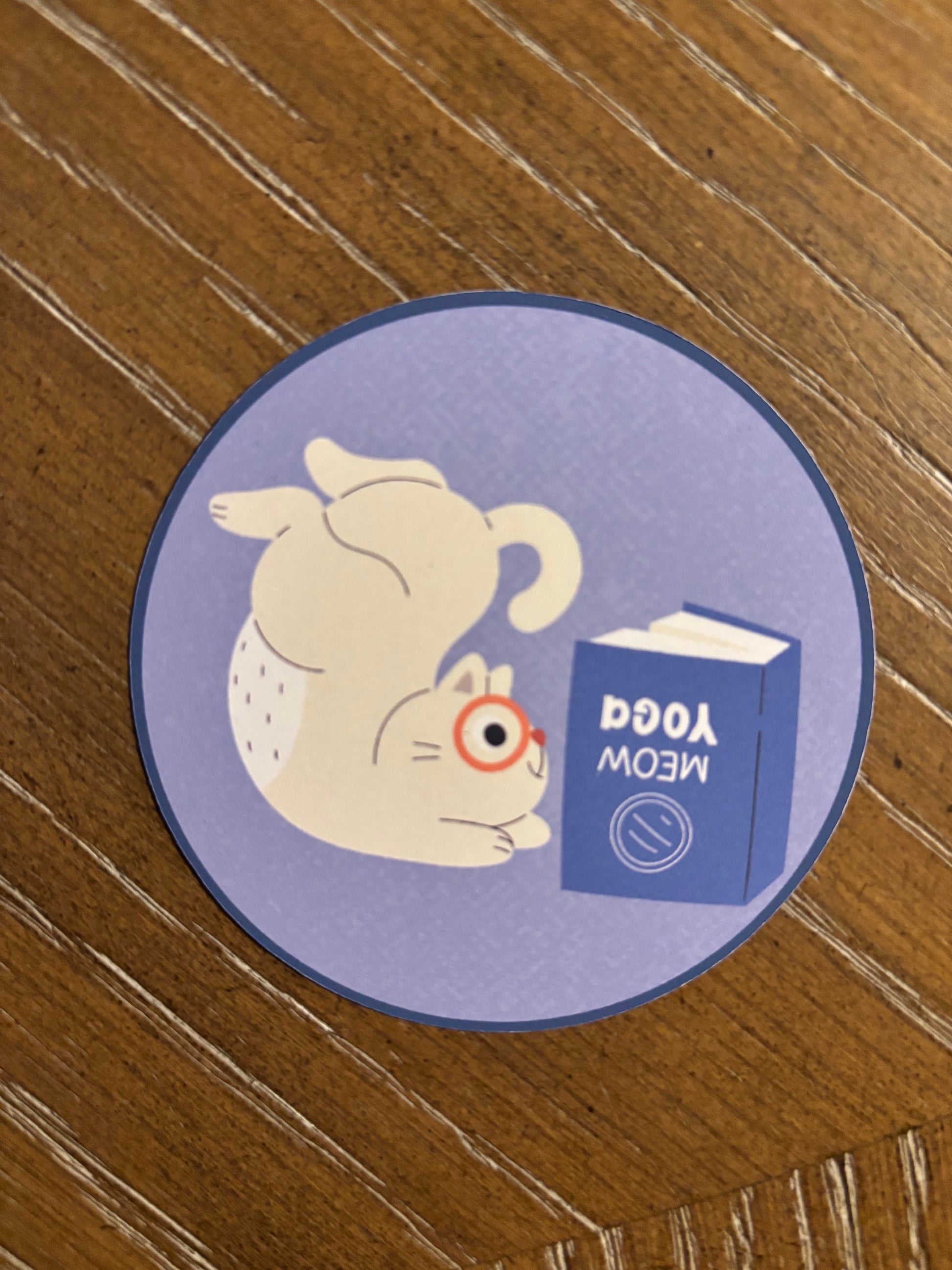 Meow Yoga Sticker