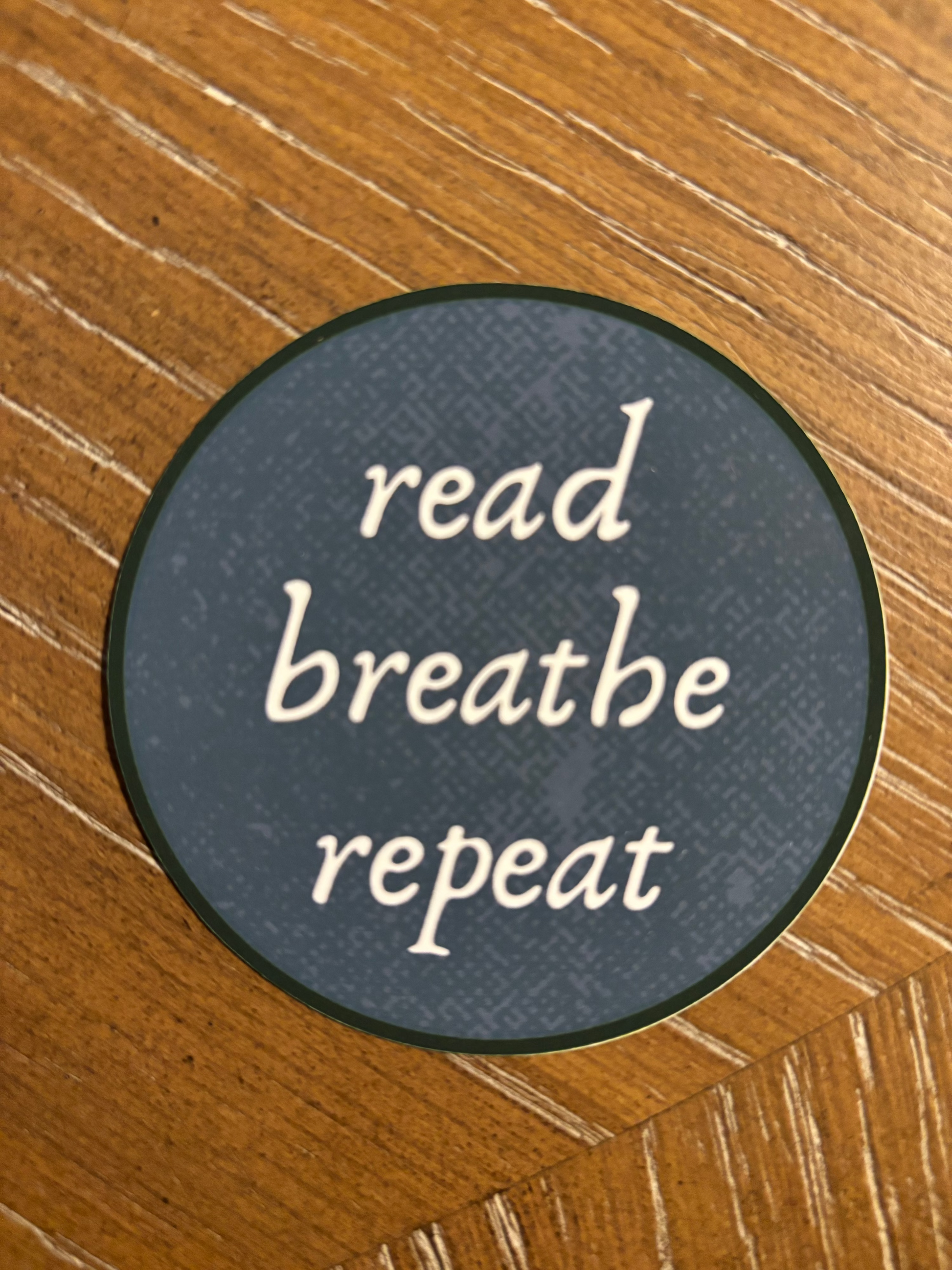 Read, Breathe, Repeat Sticker