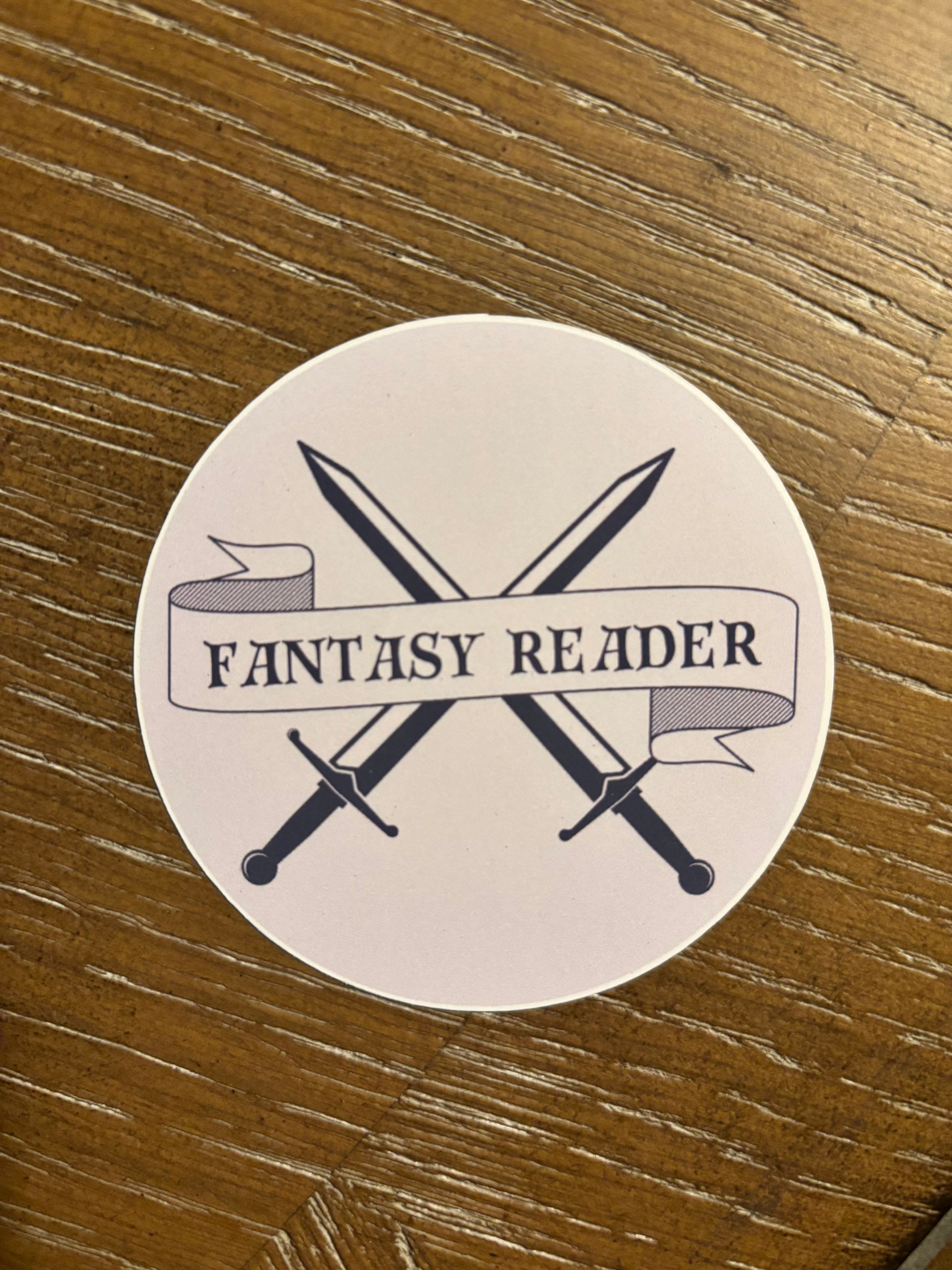 Fantasy Reader Sticker