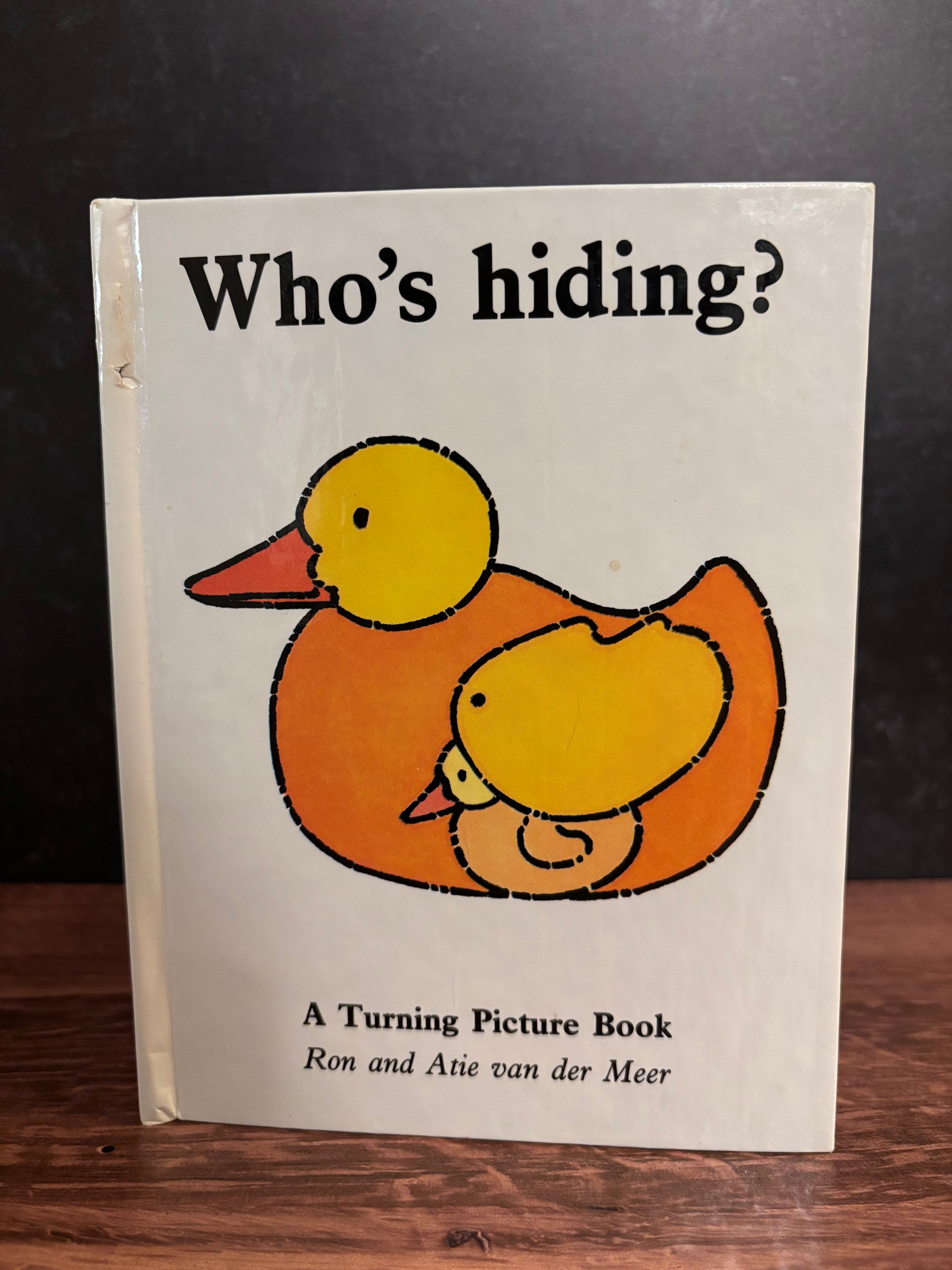 "Who's Hiding?" by Ron and Atie van der Meer (Preowned Boardbook)