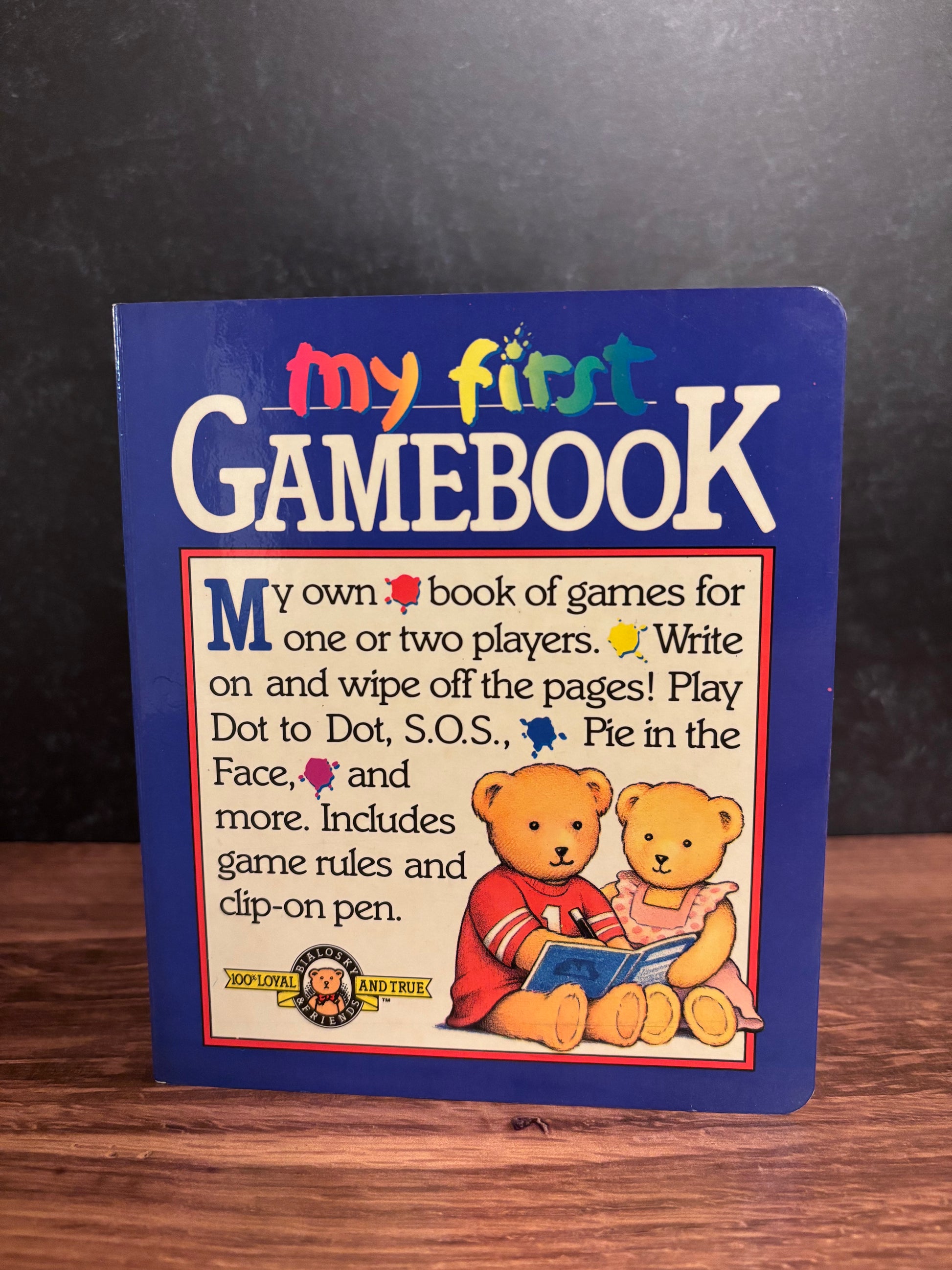 "My First Gamebook" by Katy Dobbs (Preowned Boardbook)