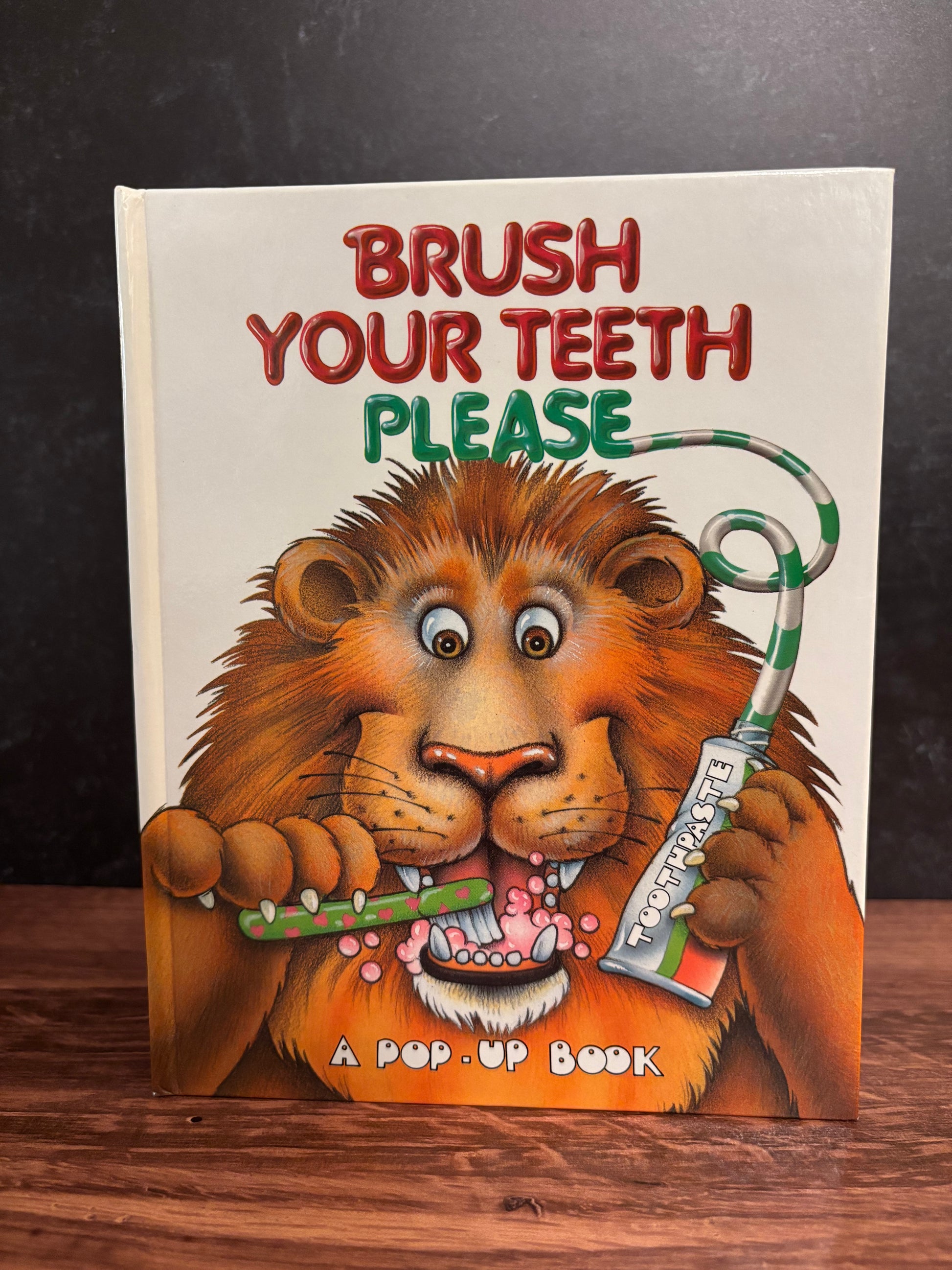 "Brush Your Teeth Please" by Leslie McGuire (Preowned Pop-up Book)